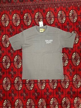 Gallery Gray Crewneck Tee with Subtle Chest Branding